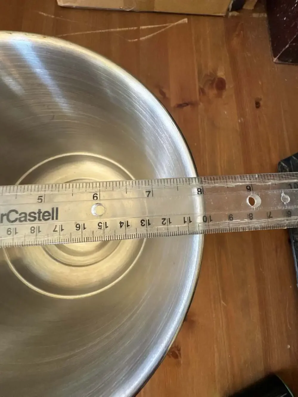 Unbranded Stainless Steel Mixing Bowl 8 Inch